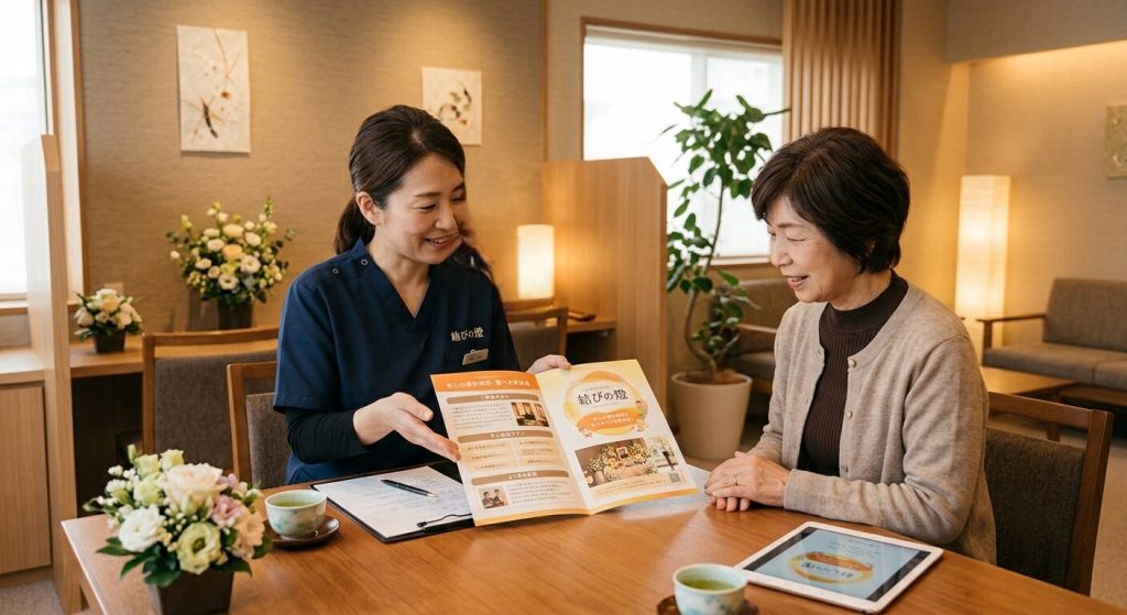 芦屋市の家族葬・葬儀は「結びの燈」へ｜芦屋聖苑での直葬・一日葬・家族葬 お坊さん手配を適正価格で