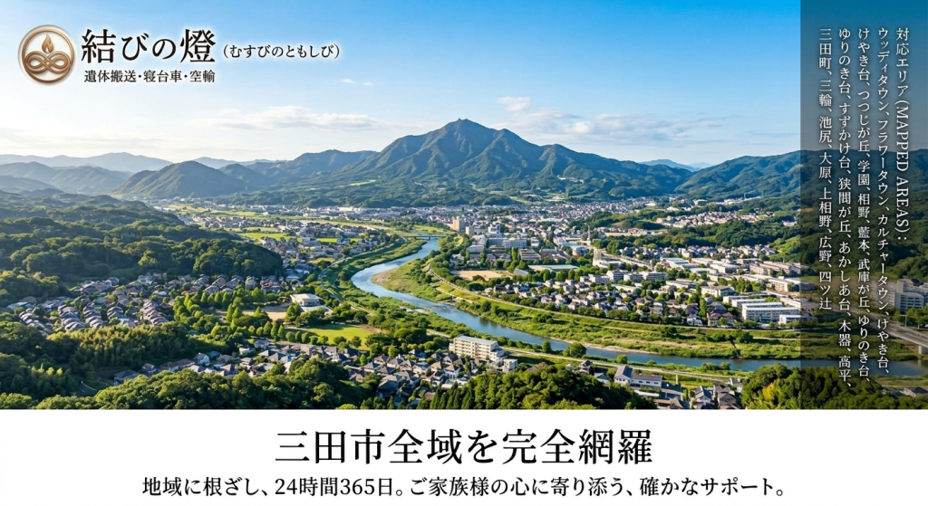 【三田市の遺体搬送】寝台車 長距離 航空便（空輸）
