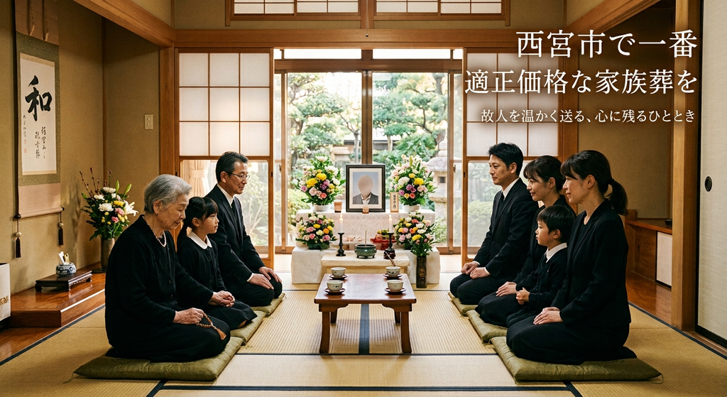 【西宮市密着】安心 納得価格 本当に必要なものだけで送る「結びの燈」の家族葬・一日葬