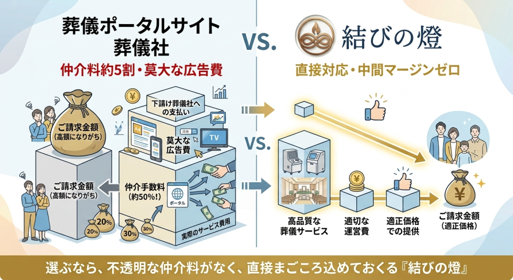 【猪名川町 家族葬】心に残る温かい家族葬を。ご遺族に寄り添う「結びの燈」99,000円からの適正価格葬儀